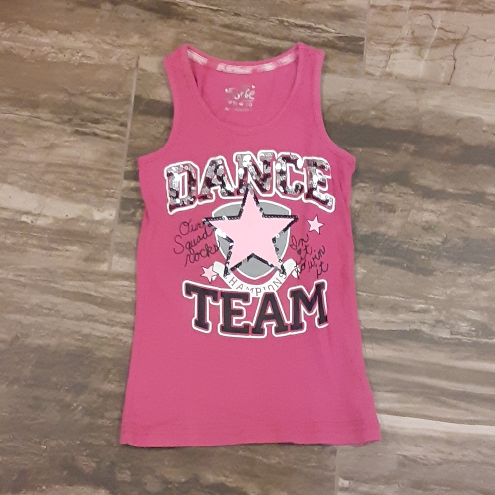 Justice size 10 pink dance tank